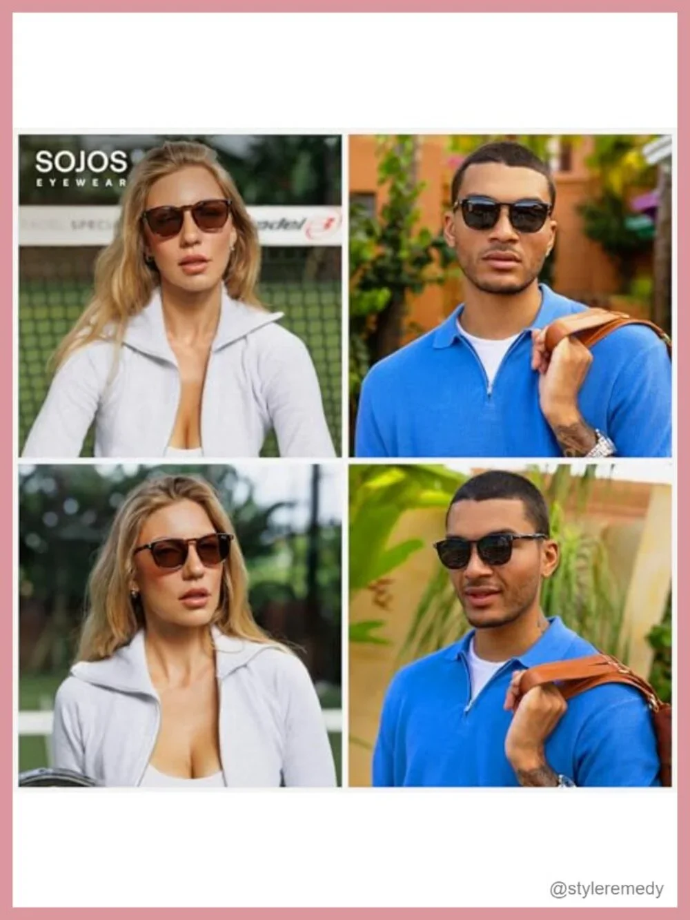 TR90 Frame Polarized Sunglasses UV400 Protection Lightweight Retro Unisex